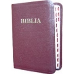 Biblie piele medie lux, bleumarin navy
